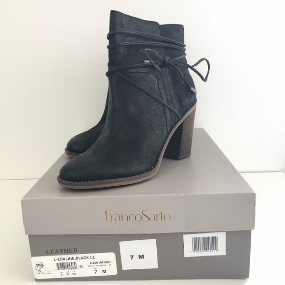 NWT Franco Sarto Edaline Bootie in Black - Picture 6 of 8